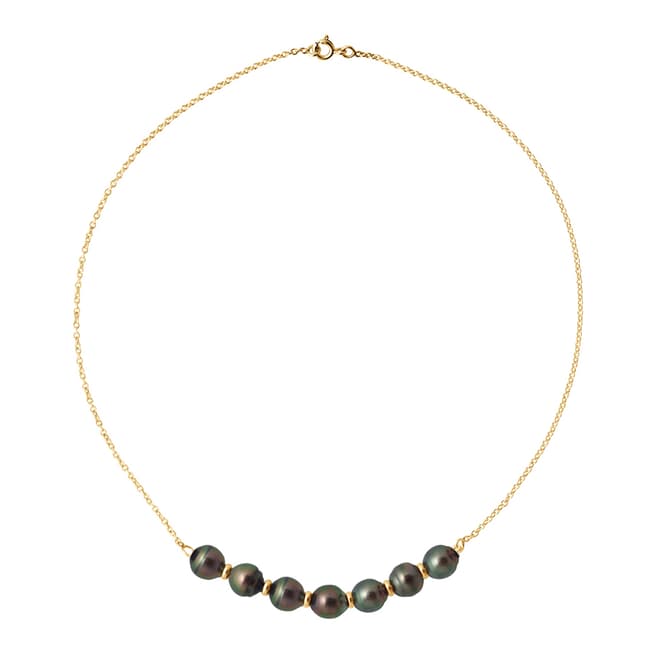 Tahiti Circled Pearls Necklace 8-9mm - BrandAlley