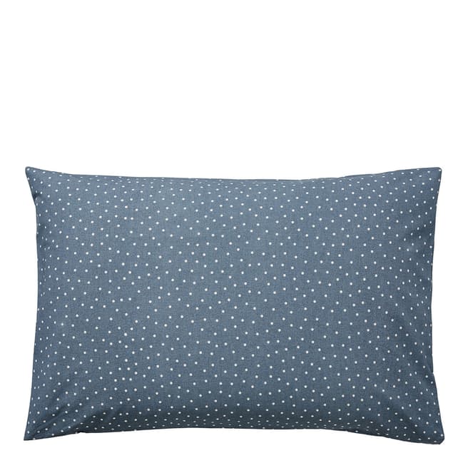 Paper Doves Pair of Housewife Pillowcases, Denim - BrandAlley