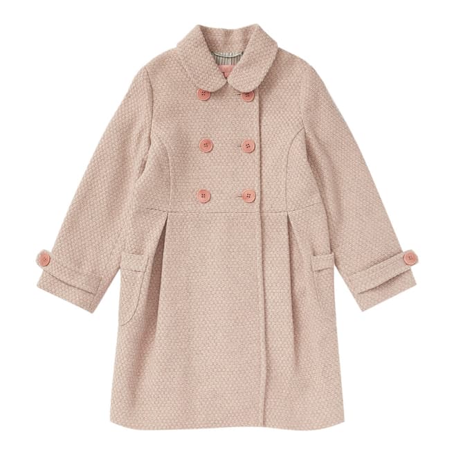 Pink Double Breasted Coat - BrandAlley