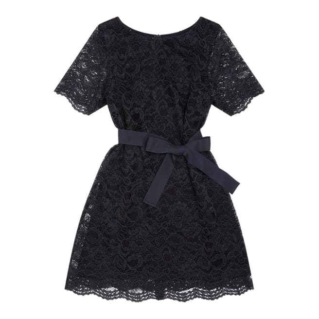 Navy Party Lace Dress - BrandAlley