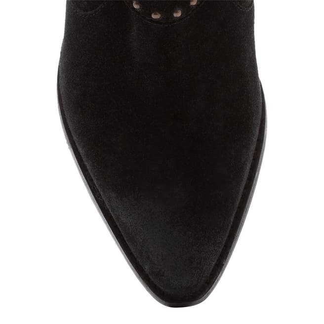 Black Rodeo Suede Ankle Boot - BrandAlley