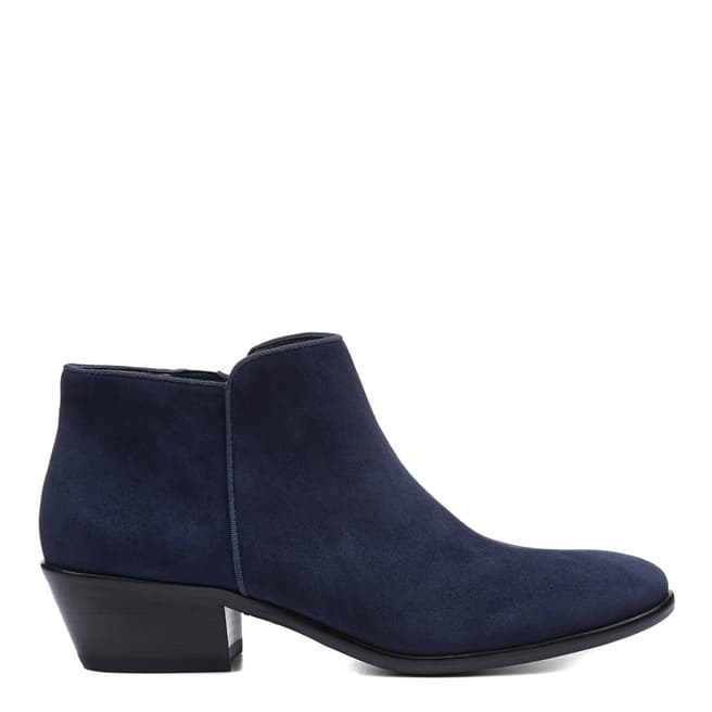 Ink Navy Petty Suede Boot - BrandAlley