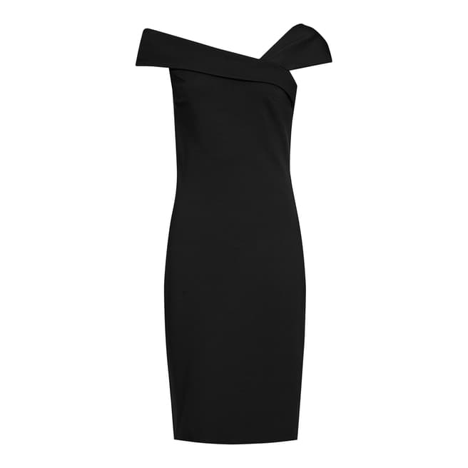 Black Lyn Asymmetric Dress - BrandAlley