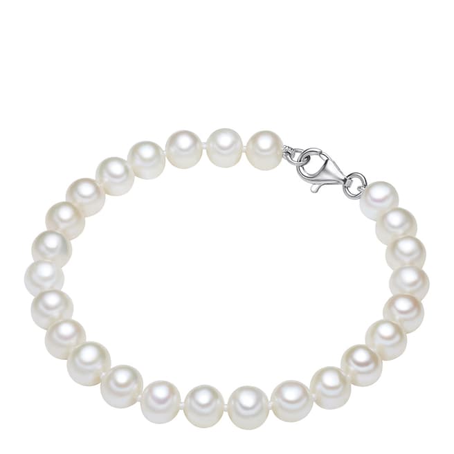 White Pearl Bracelet - BrandAlley