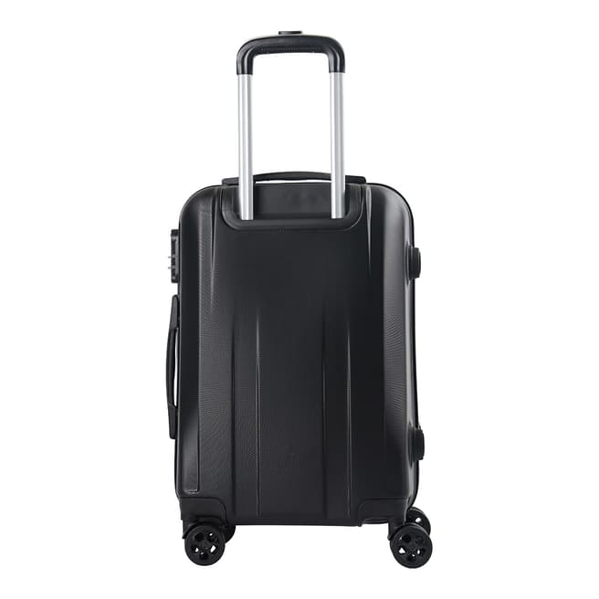 Black 8 Wheel High Suitcase 76cm - BrandAlley