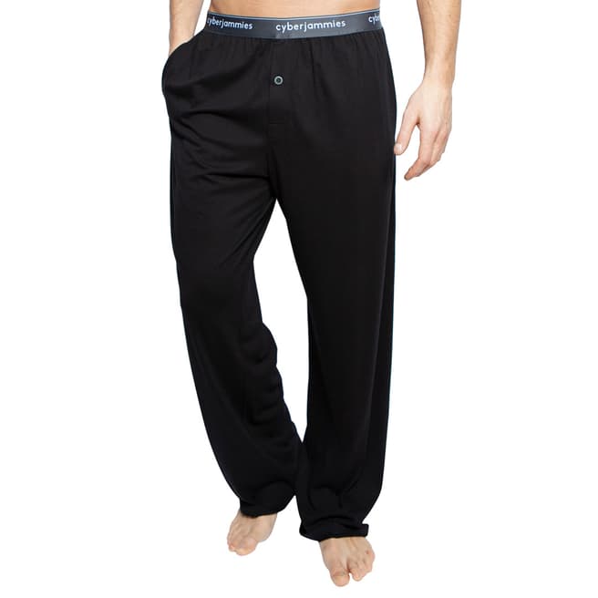 Isaac Black Knit Pyjama Pant - BrandAlley