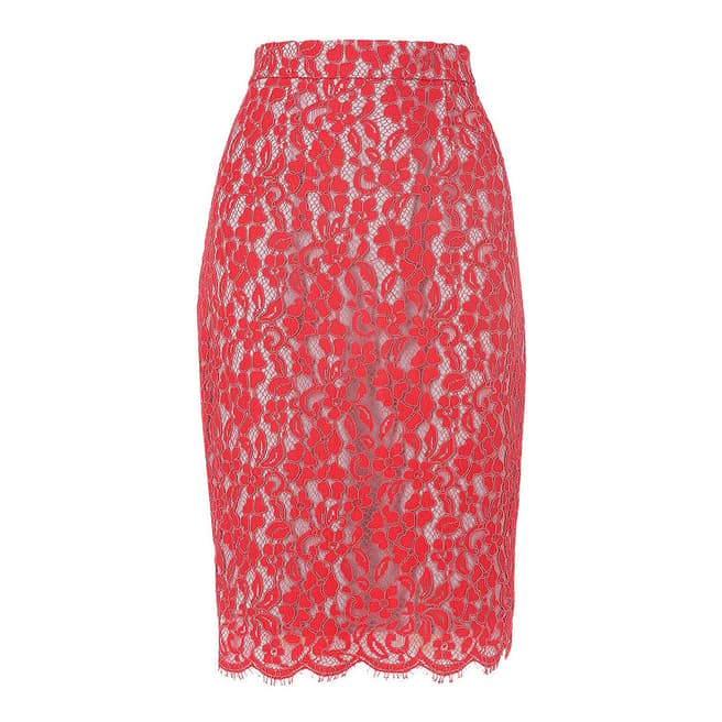 Pink Ward Lace Skirt - BrandAlley