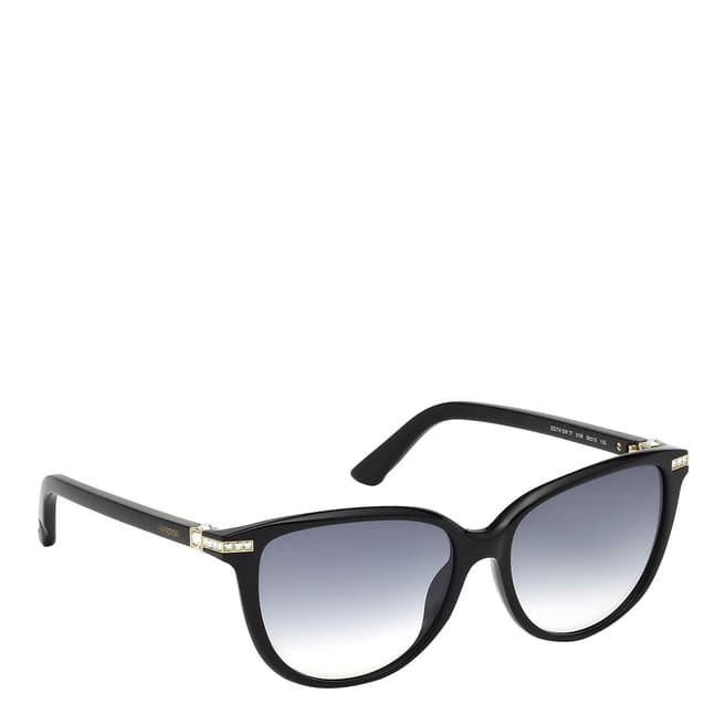 Women's Black Swarovski Sunglasses 56mm - BrandAlley