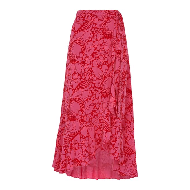 Pink Sunflower Wrap Skirt - BrandAlley