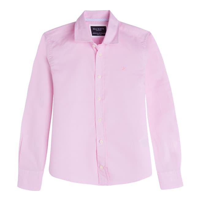 Older Pink Plain Oxford Shirt - BrandAlley
