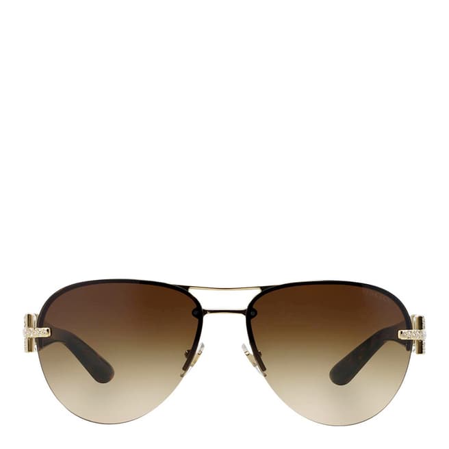 Womens Goldbrown Versace Sunglasses 54mm Brandalley 