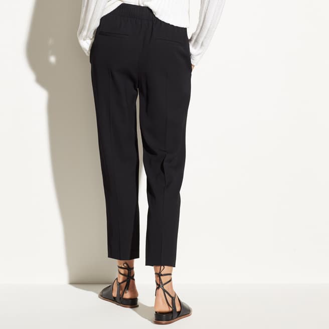 Black Tapered Pull On Trousers - BrandAlley