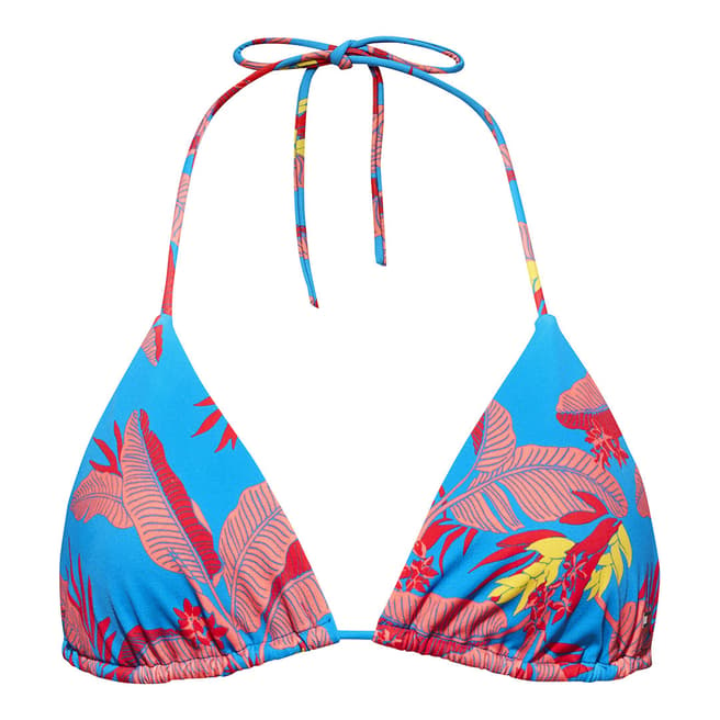 Tropic Print Skydiver Triangle Top - BrandAlley