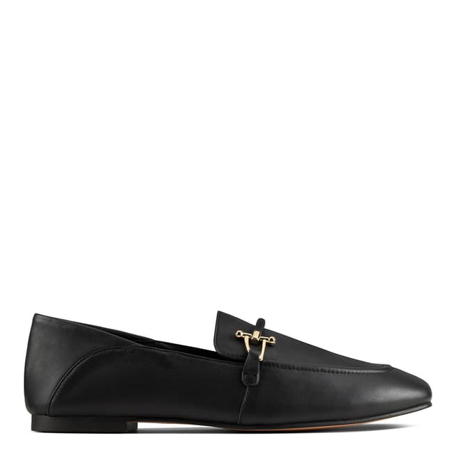 Black Leather Pure2 Loafers - BrandAlley