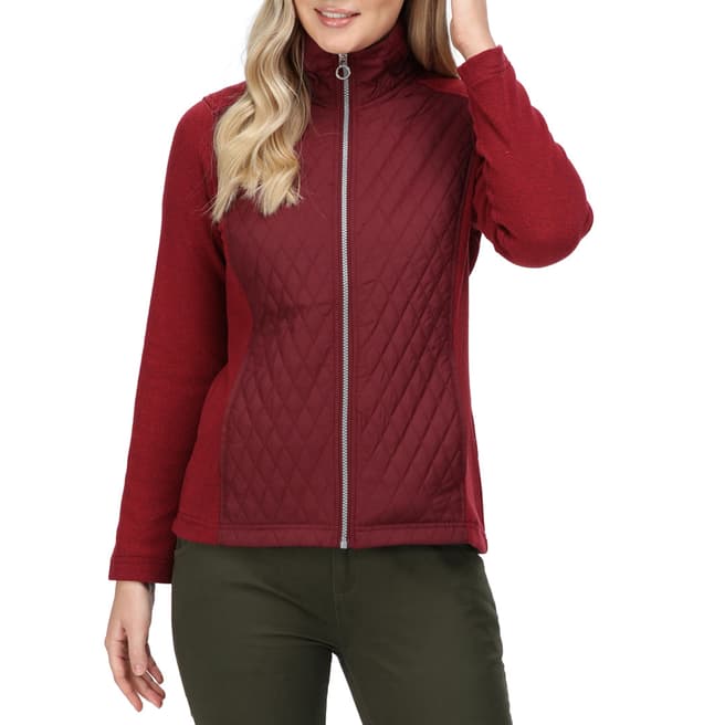 Claret Insulated Quilted Jacket - BrandAlley