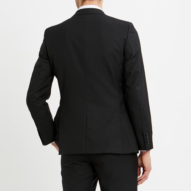 Black Field Wool Blend Suit Jacket - BrandAlley