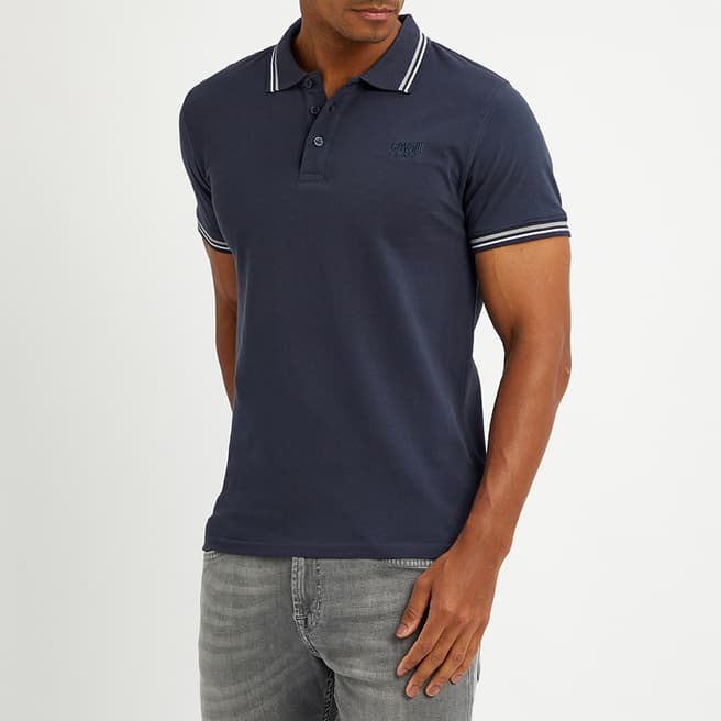 Navy Small Embroidered Polo Top - BrandAlley