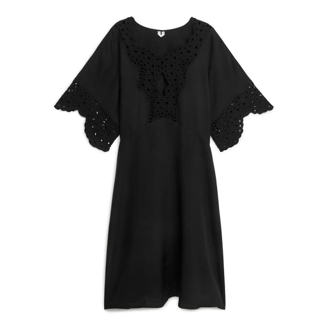 Black Lace Mini Dress - BrandAlley