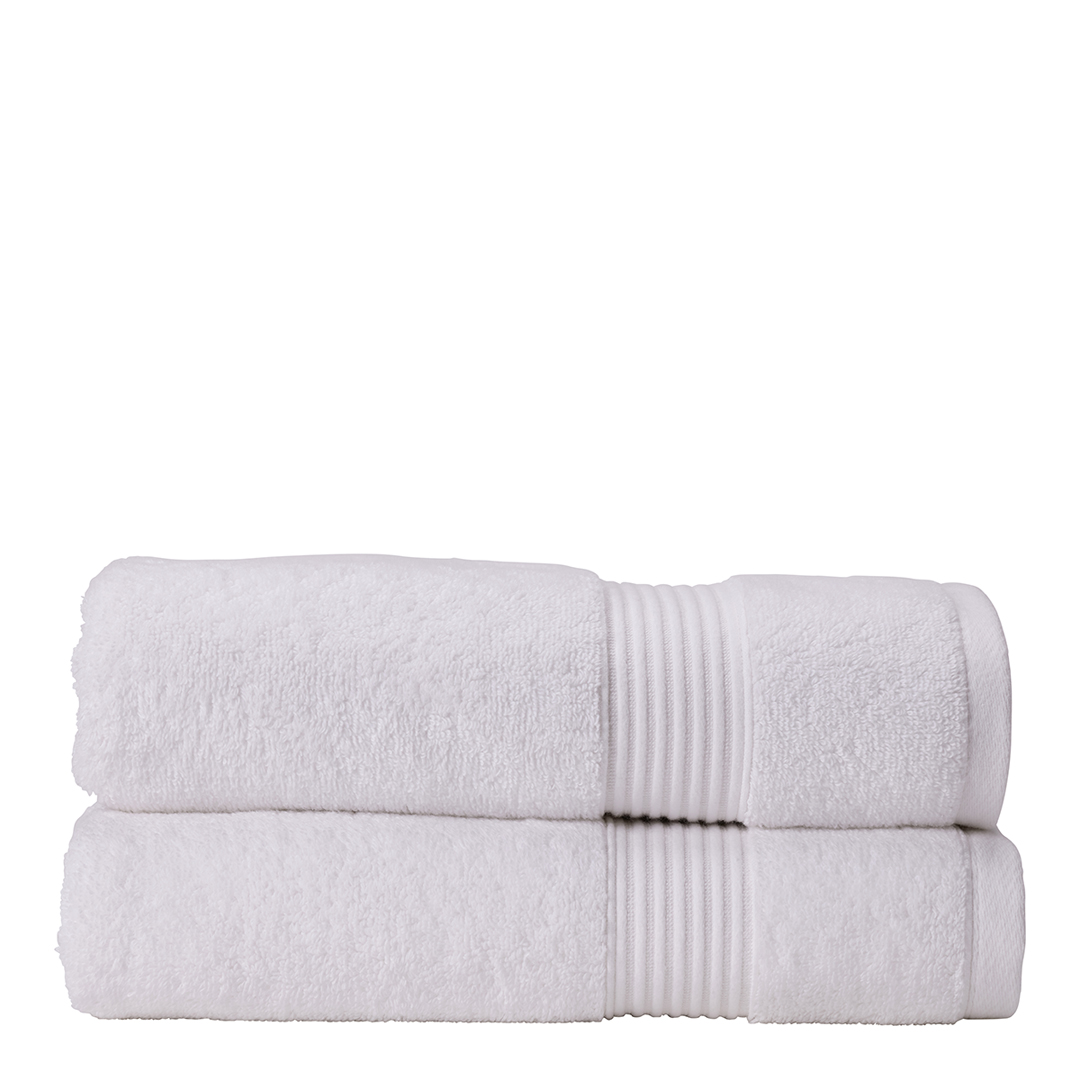 Ambience Pair Of Hand Towels White