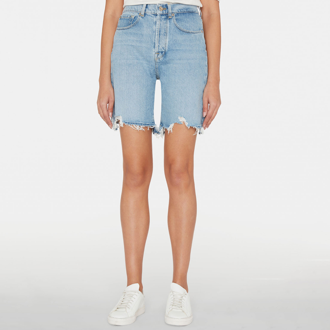 Light Blue Andy Denim Shorts