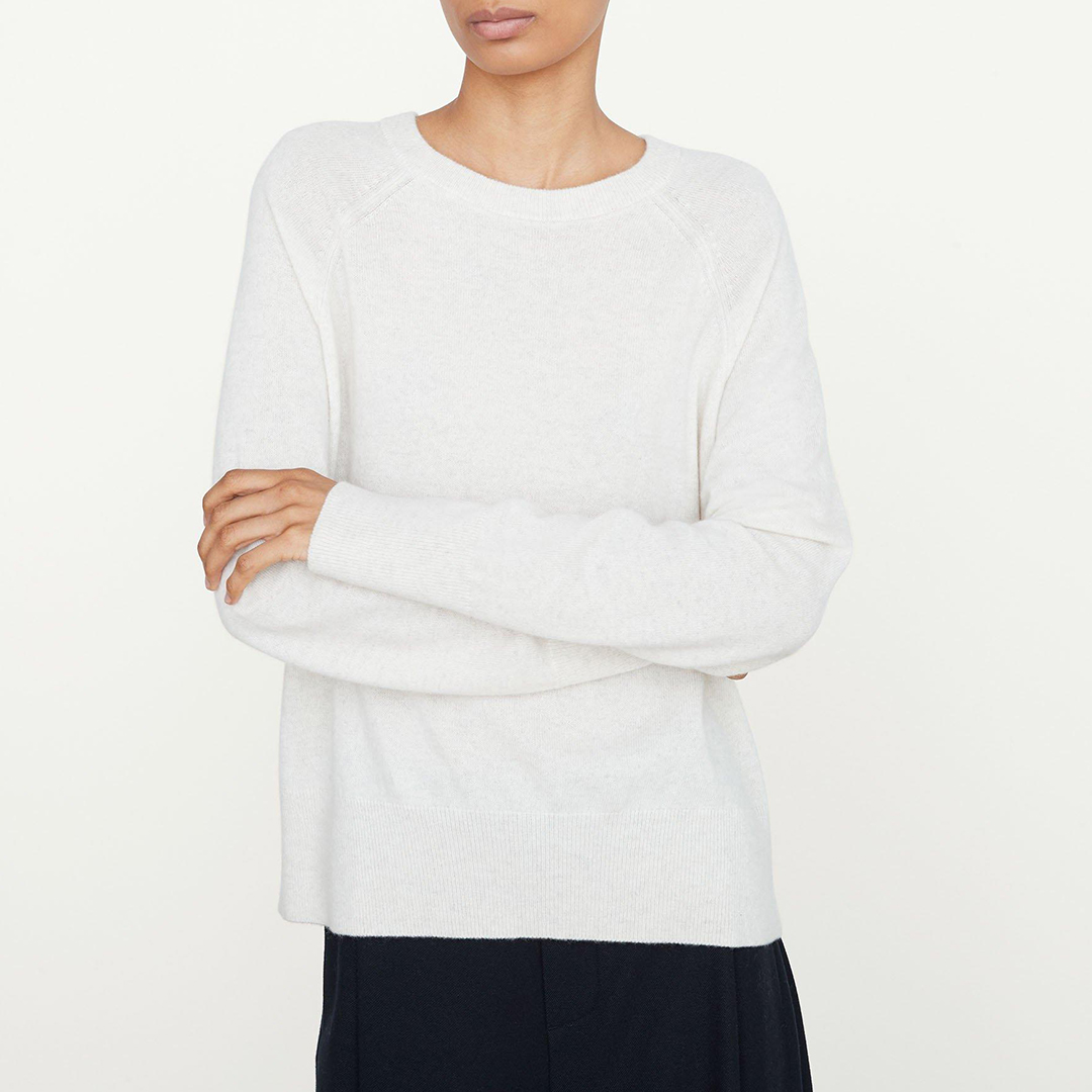 Brown Cashmere Blend Sweatshirt