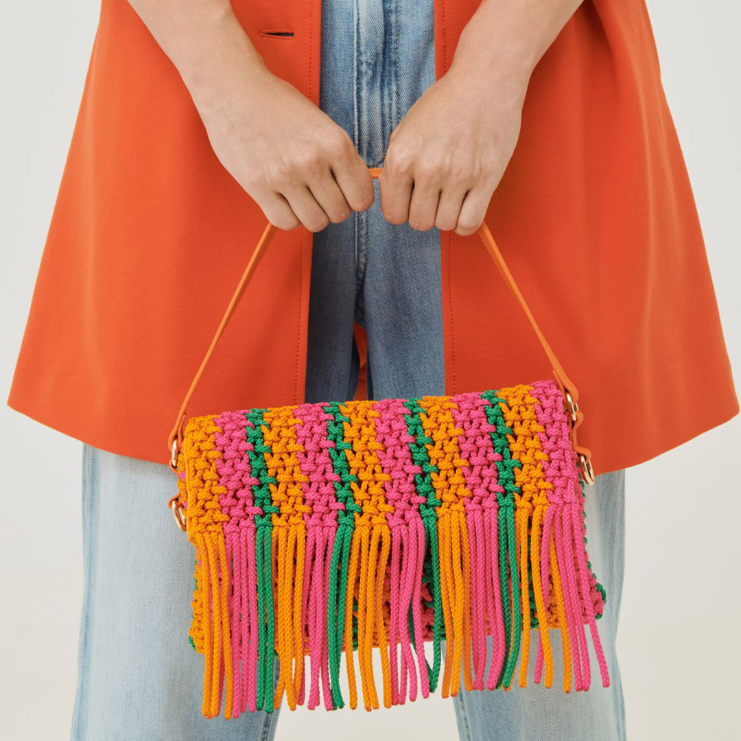 Multi Belgio Tassle Bag