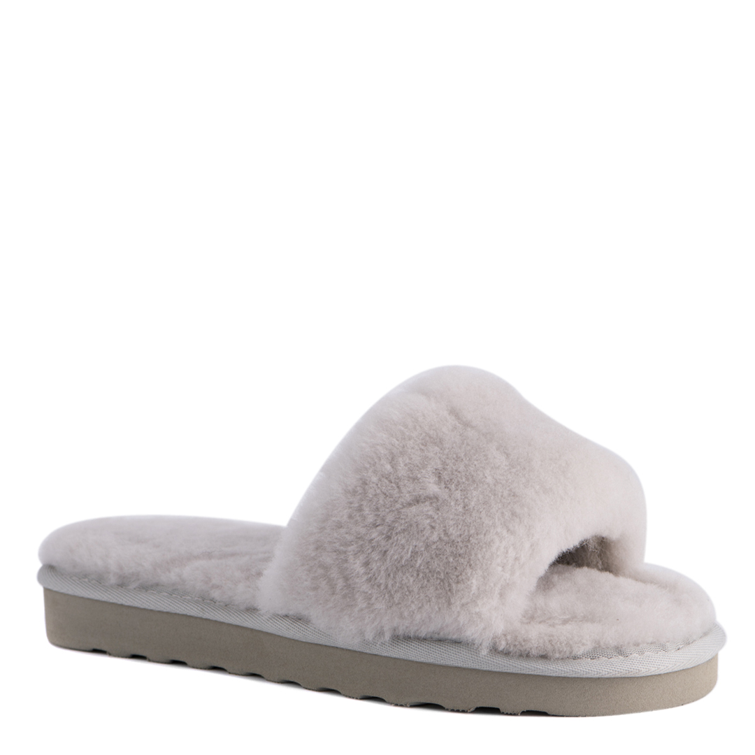 Grey Airlie Sheepskin Slide Slippers