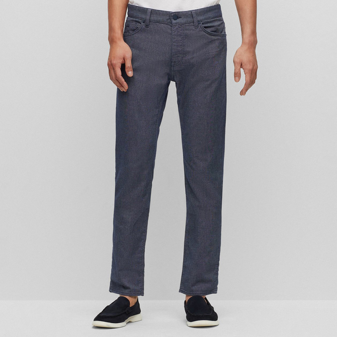 Dark Wash Maine Regular Stretch Cotton Jeans