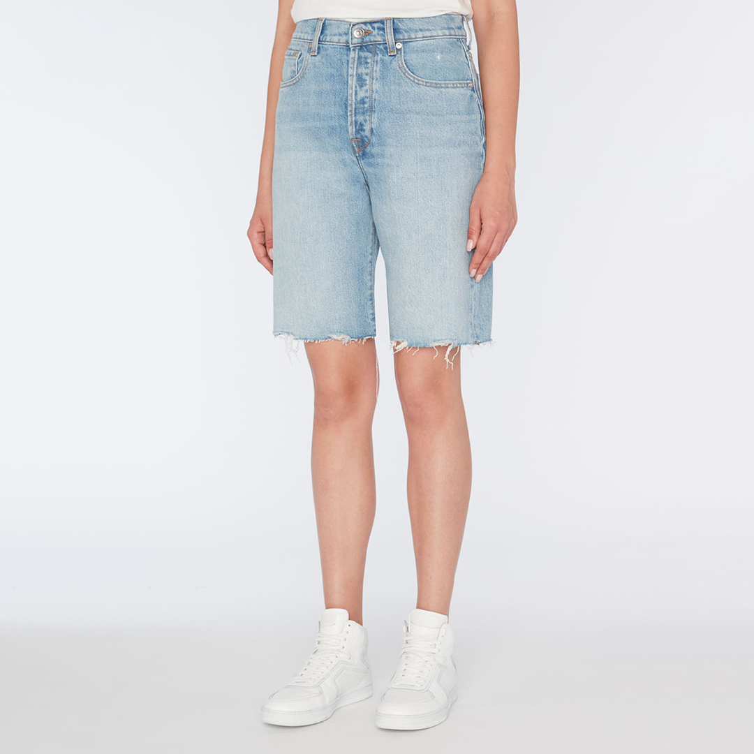 Light Blue Andy Stretch Denim Shorts