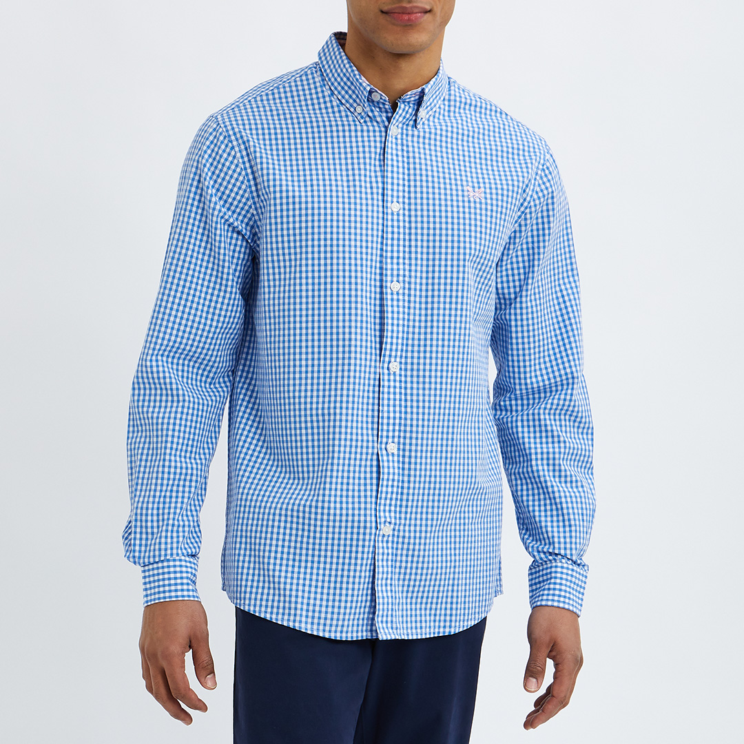 Blue Gingham Classic Shirt