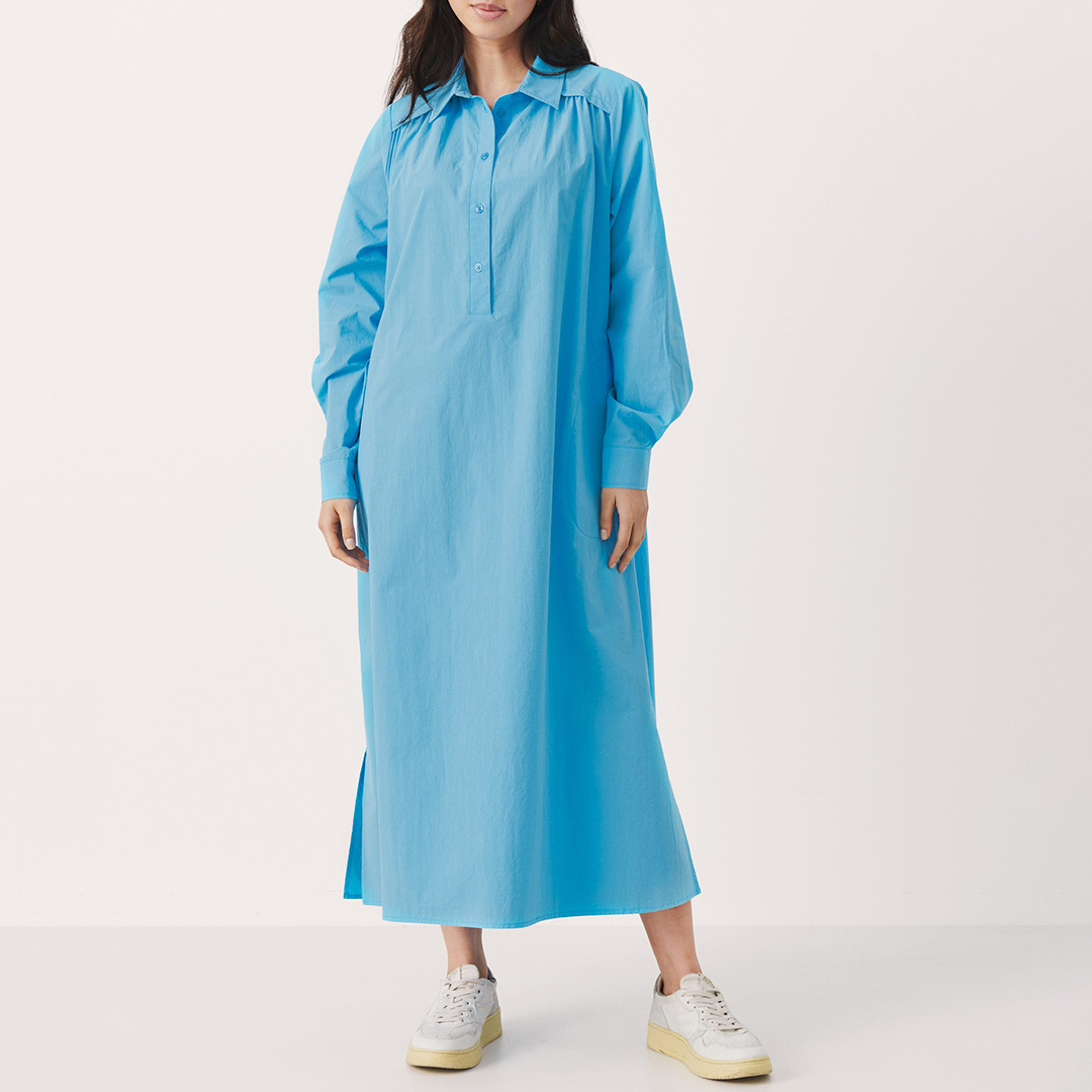 Blue Smilla Cotton Dress