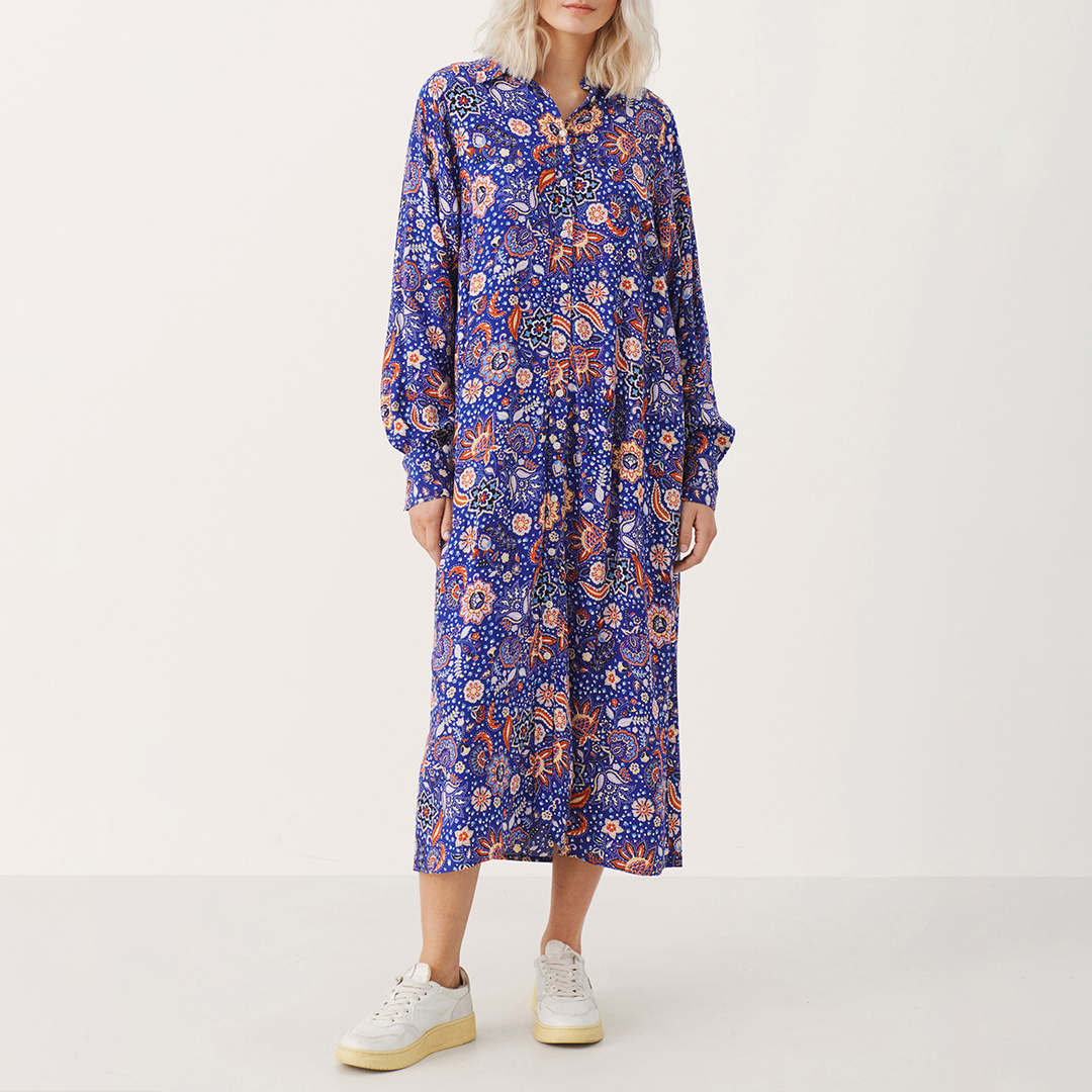 Blue Printed Marlas Dress