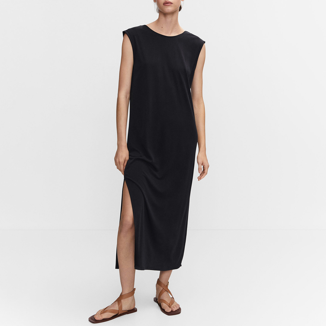 Black Long Jersey Dress