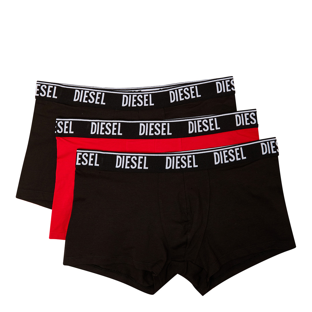 Red Multi Cotton Blend 3 Pack Boxers