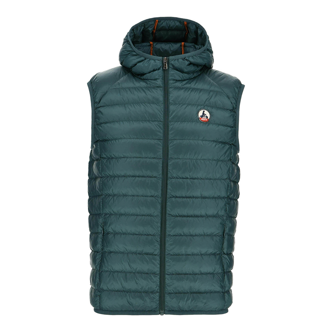 Dark Green Pat Packable Gilet