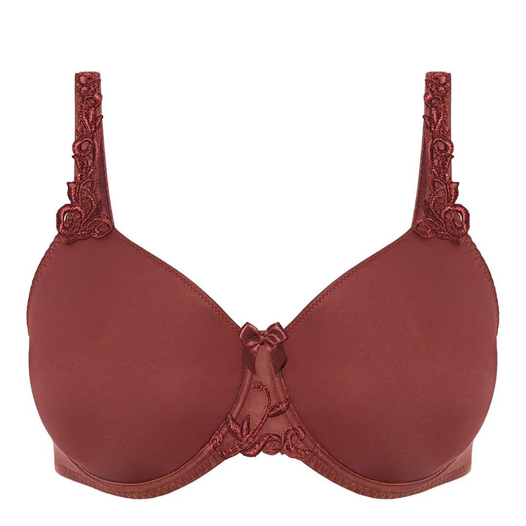 Brown Rigid Seamless Bra