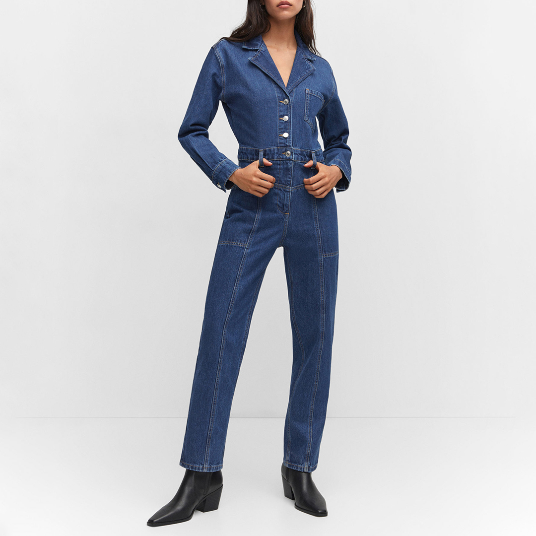 Blue Denim Jumpsuit