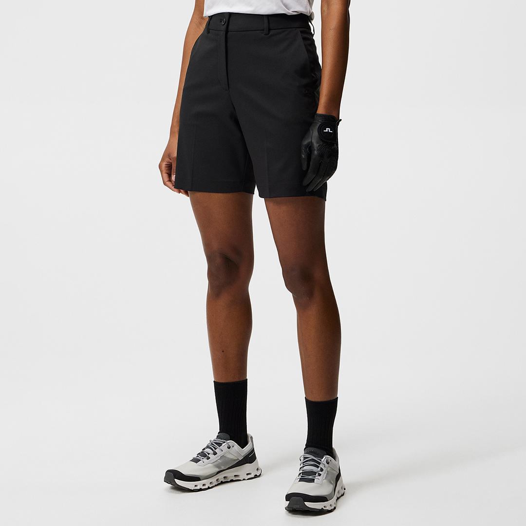 Black Womens Gwen Long Shorts