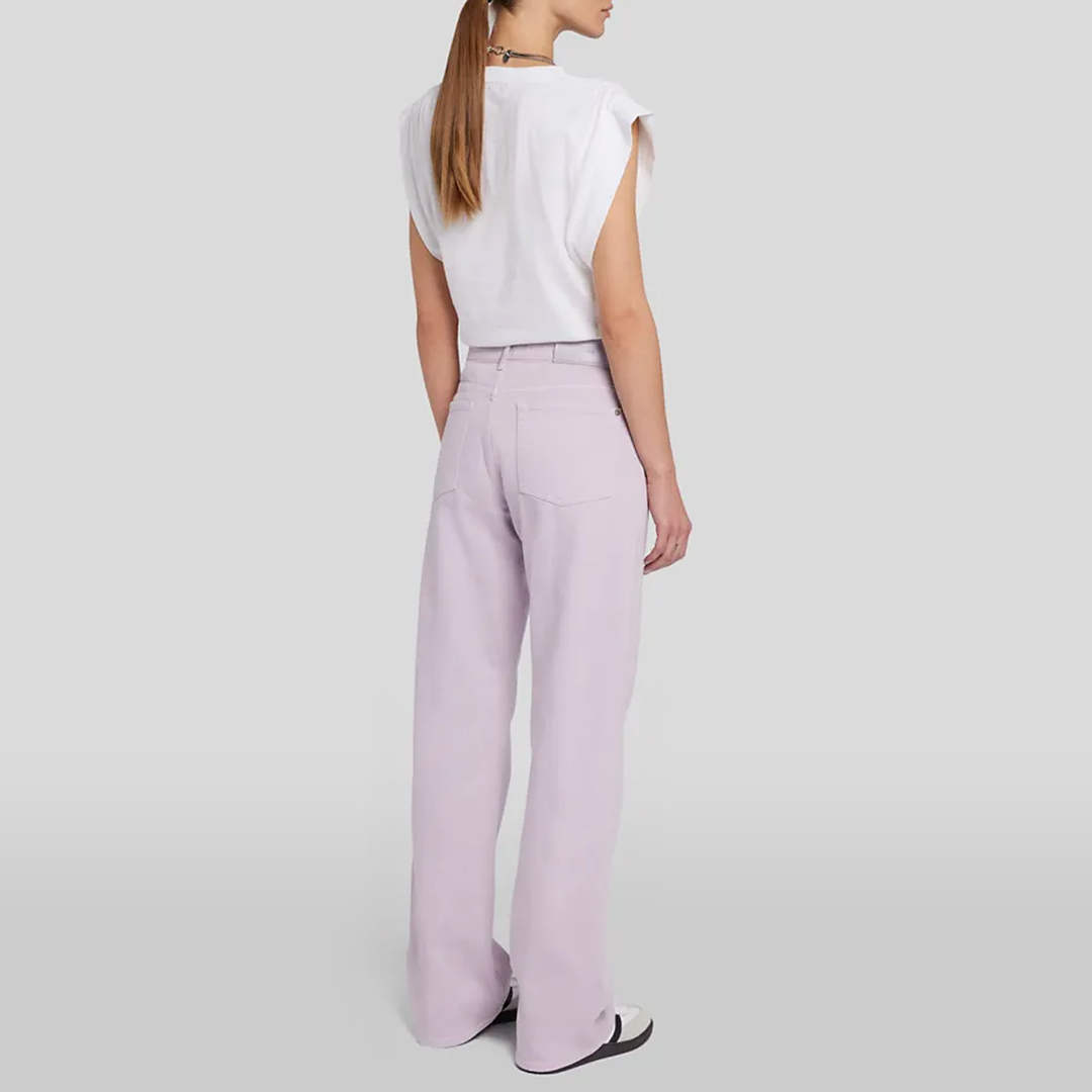 Lilac Tess Straight Stretch Jeans