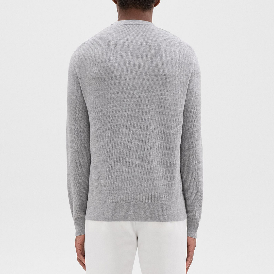 Grey Riland Crew Neck Jumper