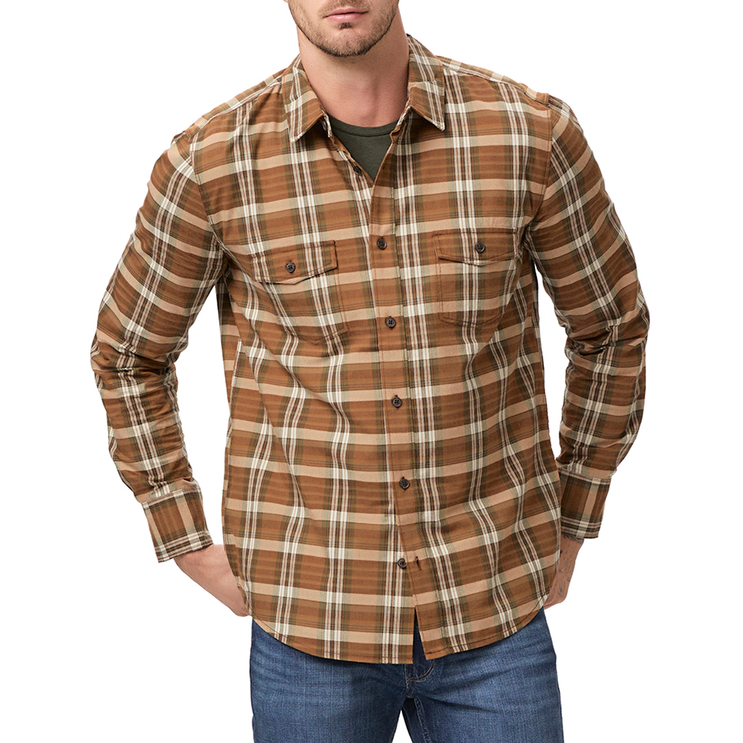 Brown Everett Check Shirt