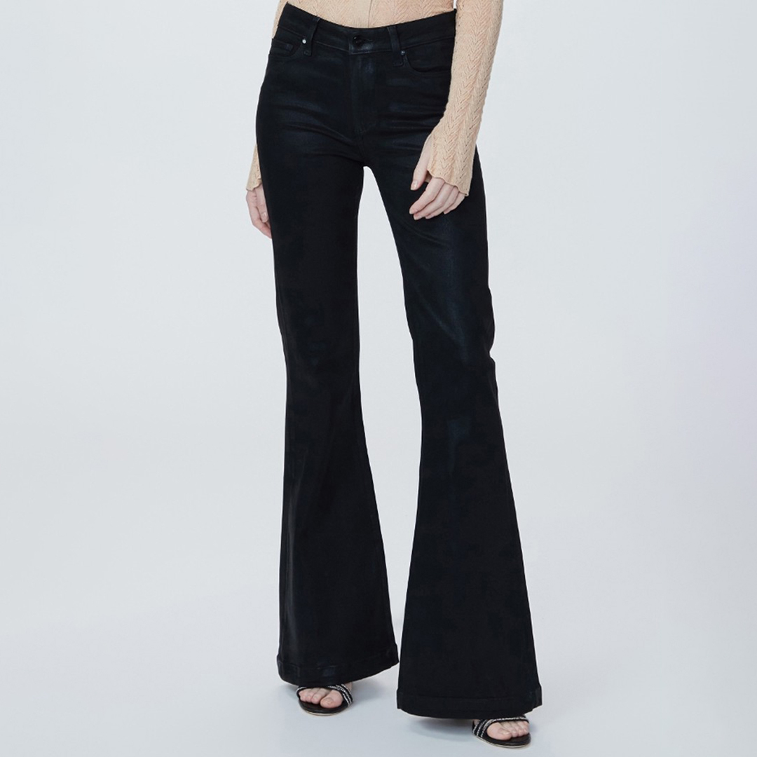 Black Genevieve Flare Jean