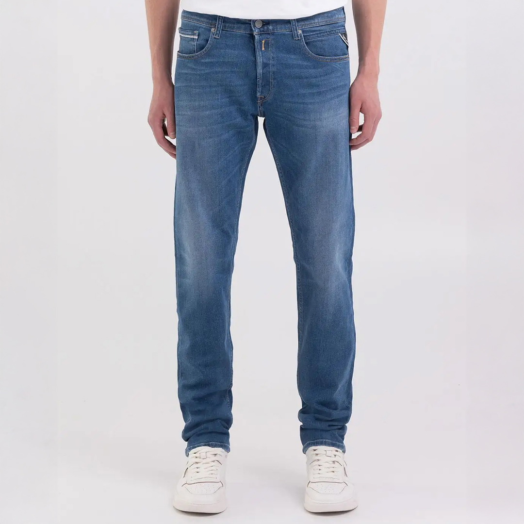 Indigo Grover Straight Stretch Jeans