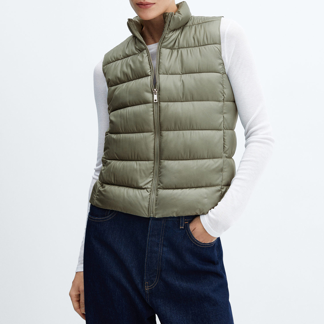 Green Ultra-Light Quilted Gilet