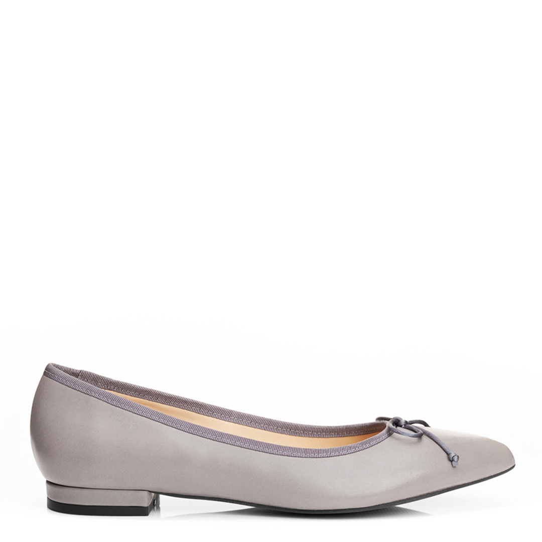 Grey Penelope Pointed Pump