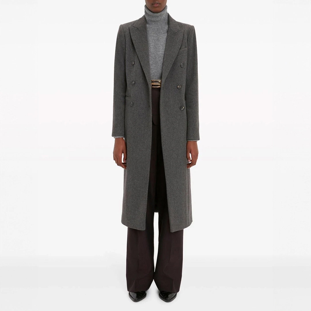 Grey Tailored Slim Coat