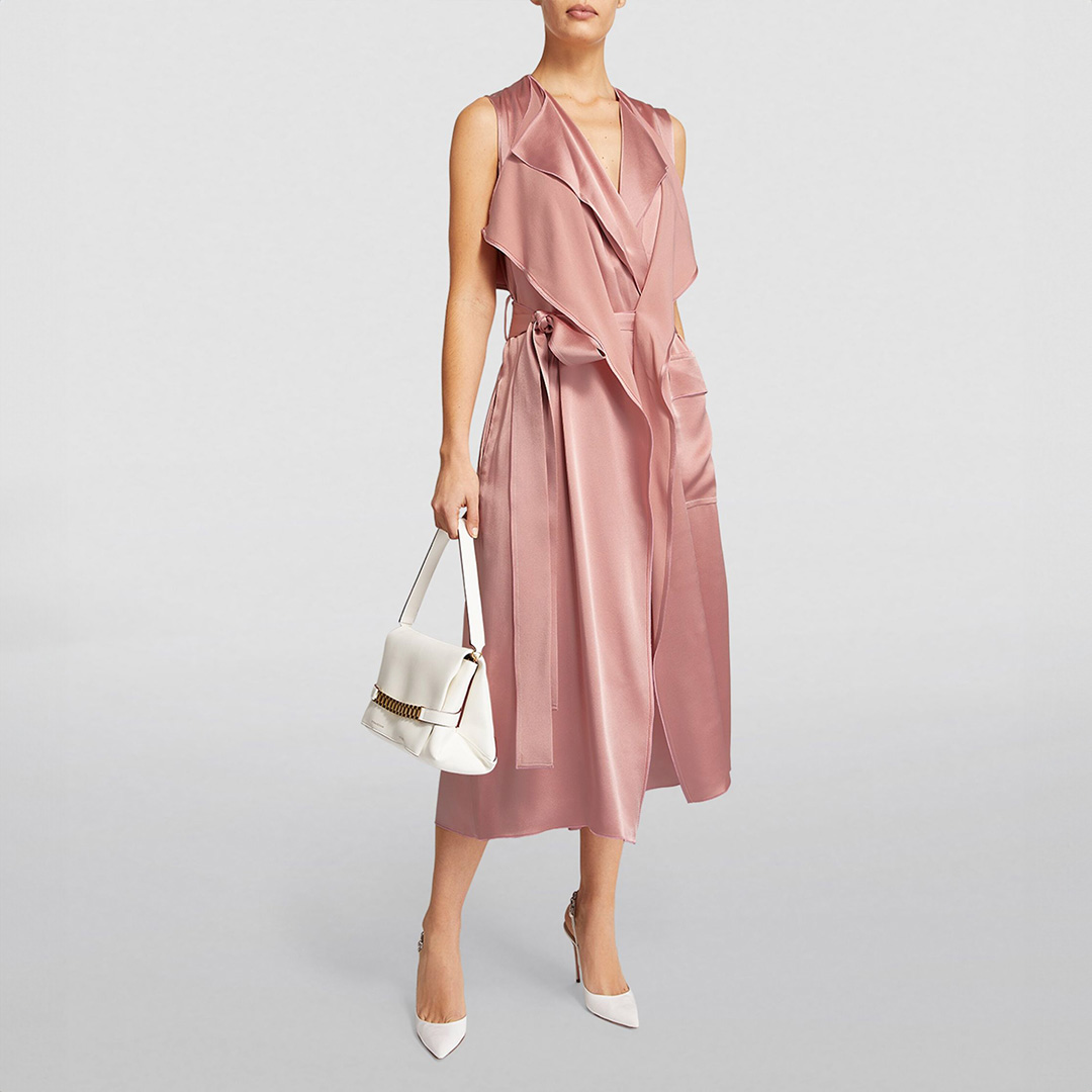 Rose Pink Trench Dress