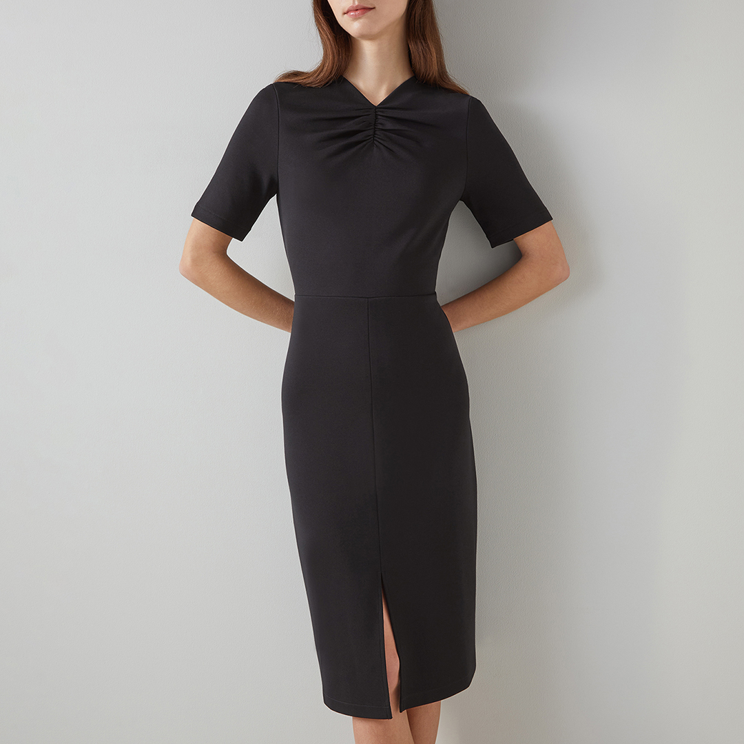 Black Lila Midi Dress