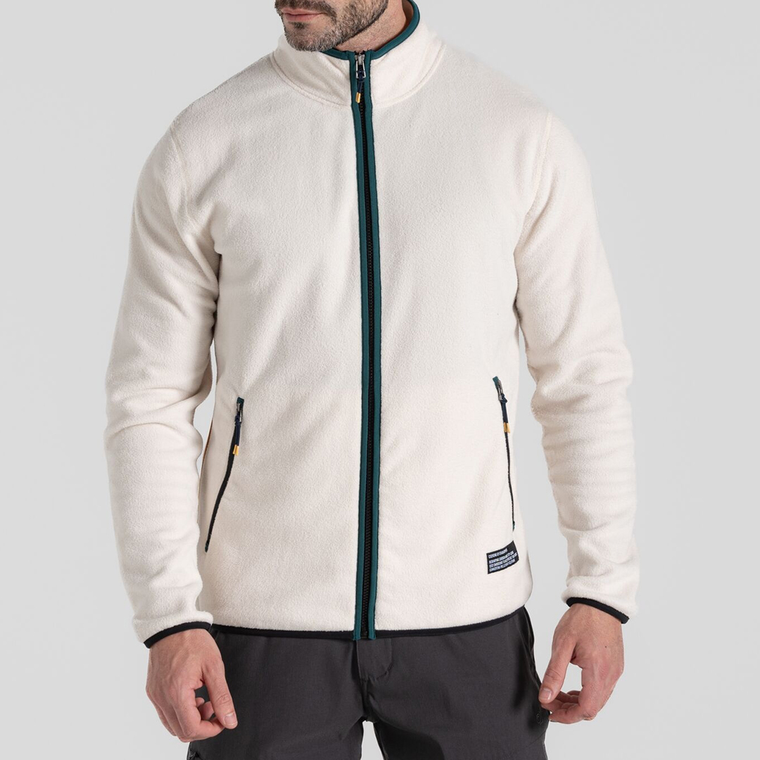 Cream Renu Full Zip Fleece