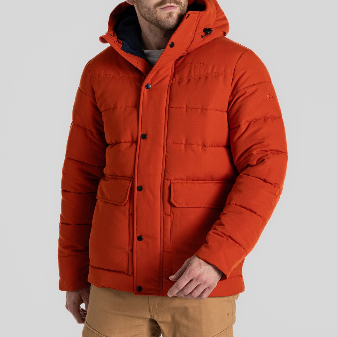 Orange Aaron Downlike Jacket